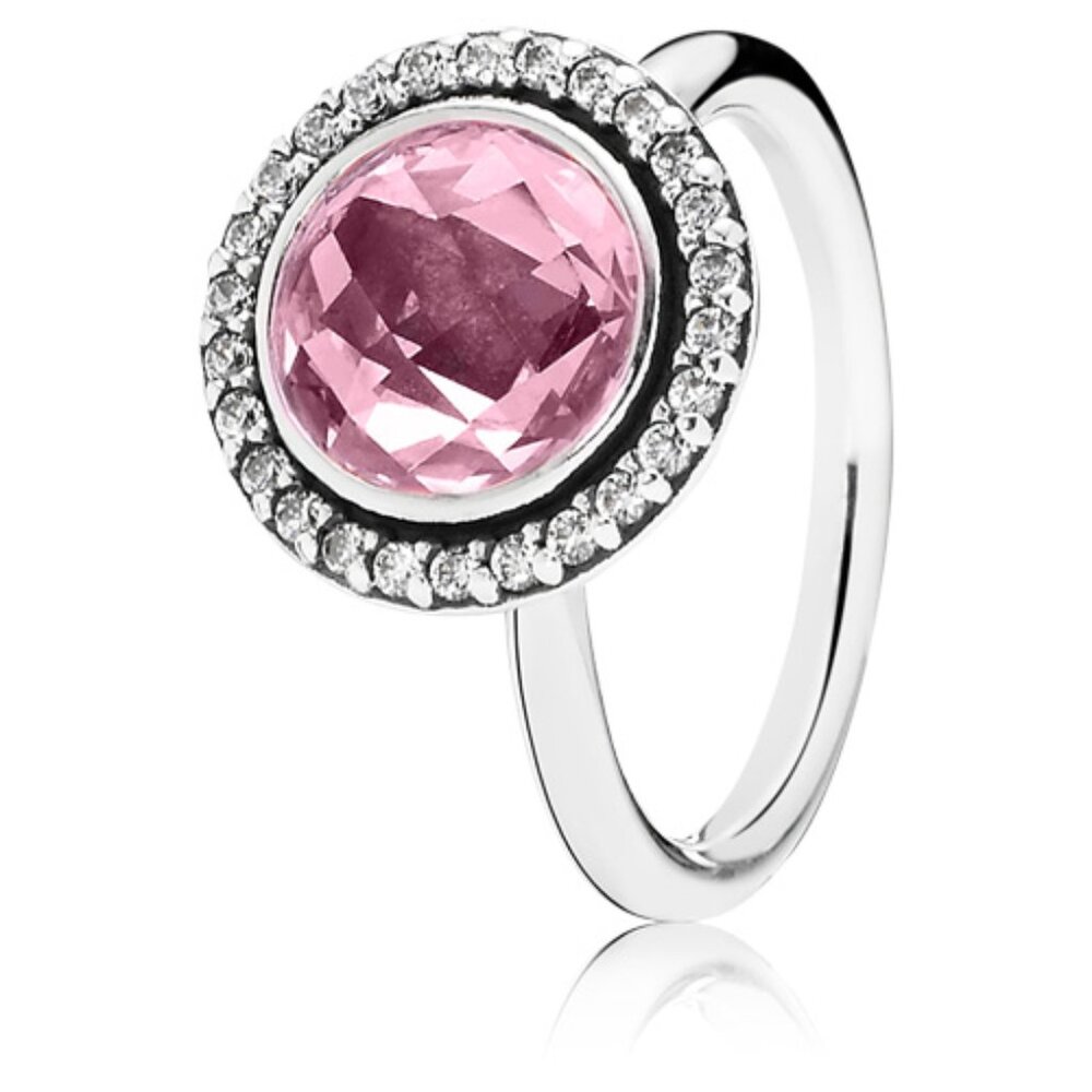 Pandora Brilliant Legacy Ring with Pink Zirconia